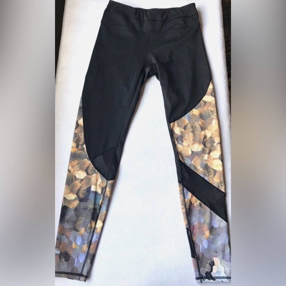 Athleta Asym Mesh Sonar Tight leggings small - Picture 1 of 8